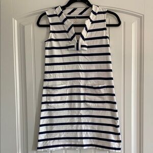 Kate Spade Navy and White Striped Dress
